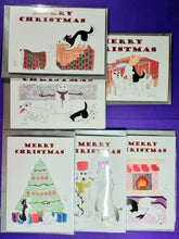 Load image into Gallery viewer, Husky Christmas Cards - Singles