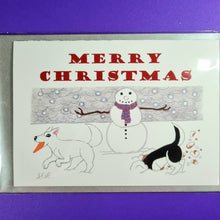 Load image into Gallery viewer, Husky Christmas Cards - Singles