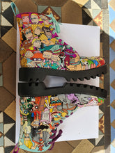 Load image into Gallery viewer, 'Toon Clash - Ltd. Ed. Custom Boots (2 of 2)