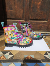 Load image into Gallery viewer, 'Toon Clash - Ltd. Ed. Custom Boots (2 of 2)