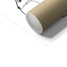 Load image into Gallery viewer, "Husky Yin-Yang" - 10x10" Fine Art Print